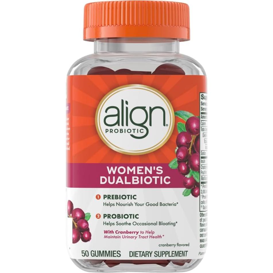 Gominolas Align Probiotico + Prebiotico 50 Unidades Salud Femenina