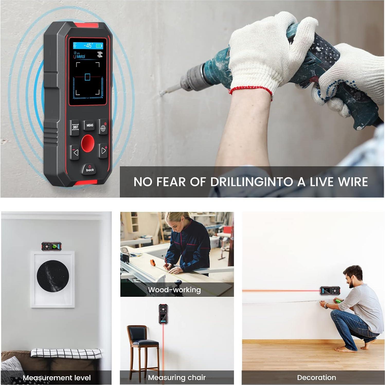 Buscador de Estudio KOLSOL 3 en 1 con Medida Láser 60 m