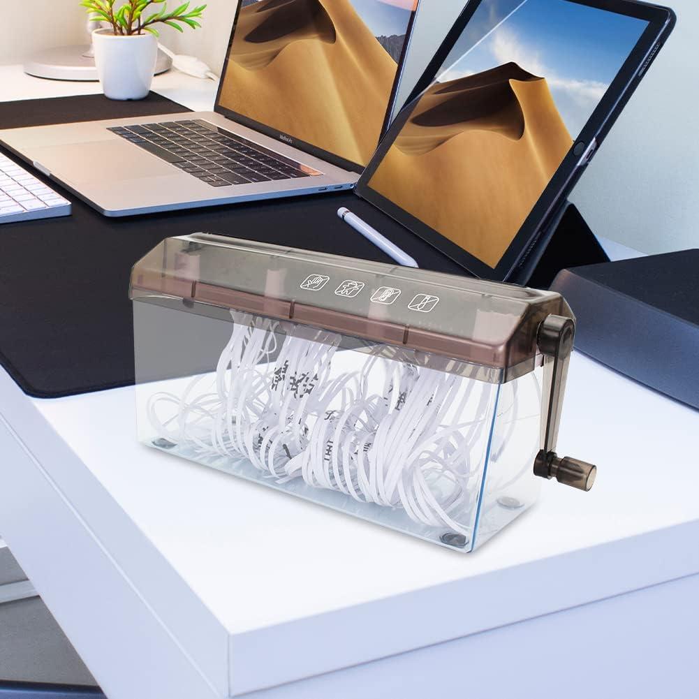 Mini Trituradora Manual iayokocc 25x10x13.5cm para Oficina