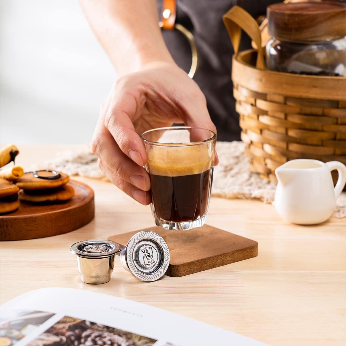 Cápsulas de café reutilizables MG Coffee acero inoxidable 5g