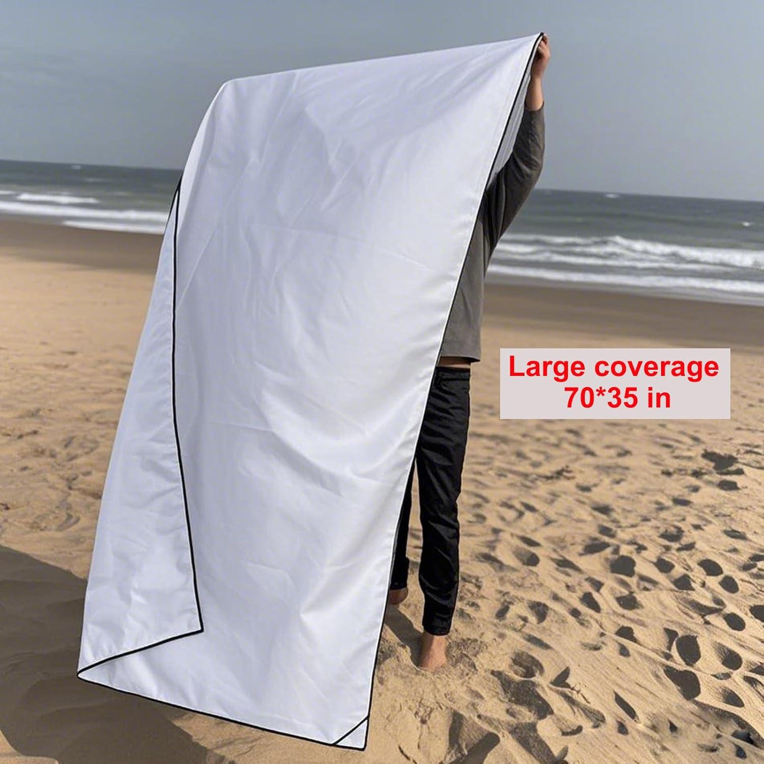 Toalla de Playa Magnética GUAIZHUREN 191x76 cm Secado Rápido