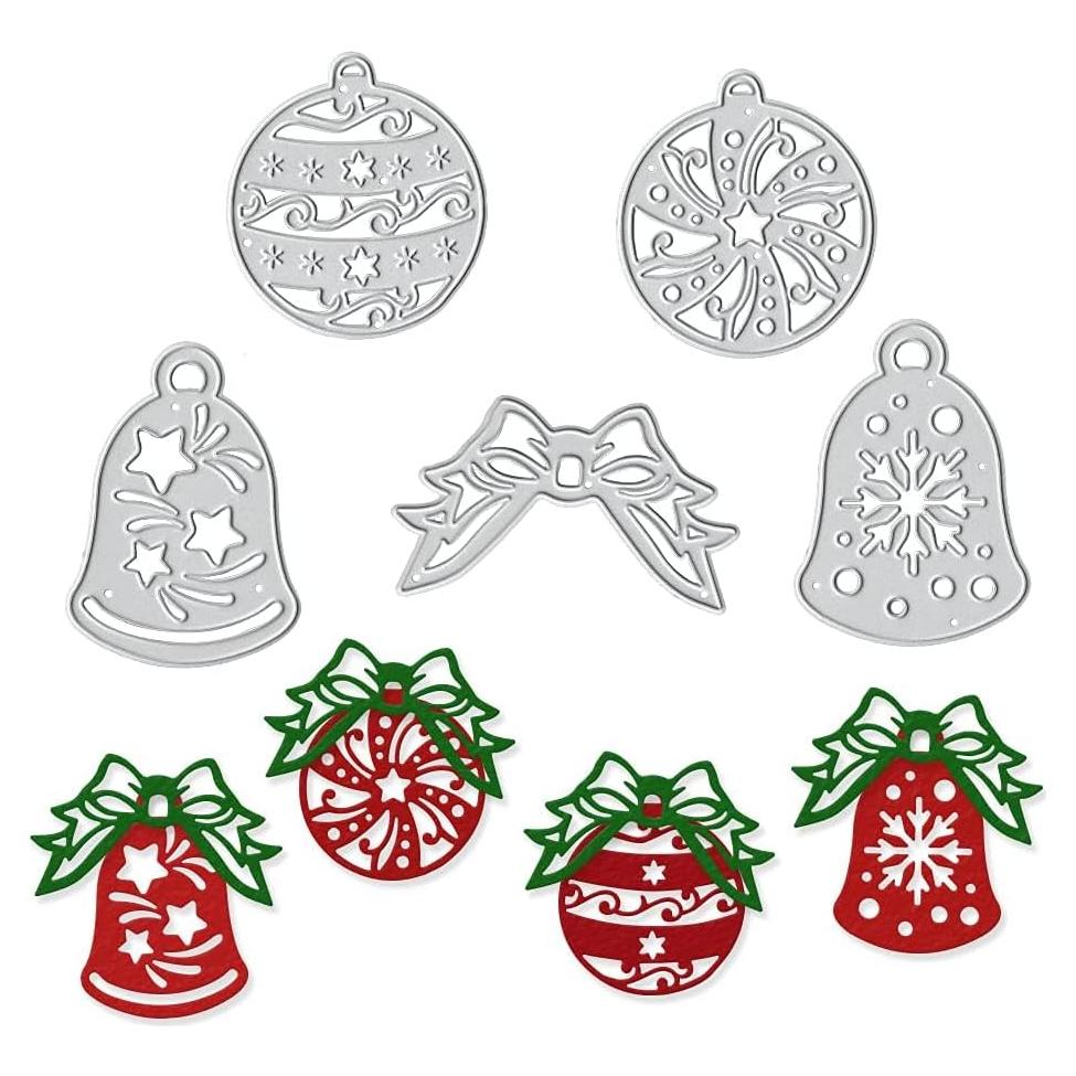 Troqueles de Corte Navideños Hying - Campana y Bombilla