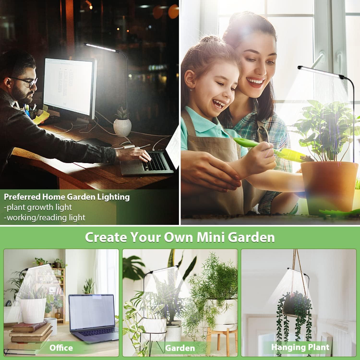 Lámpara de Crecimiento Juhefa 6000K LED para Plantas de Interior