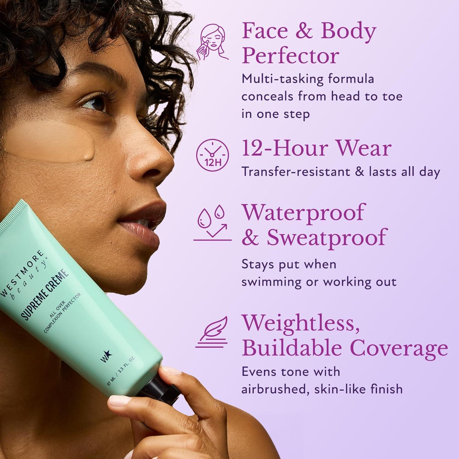 Crema Suprema de Belleza Westmore - Base CC Resistente al Agua 120g