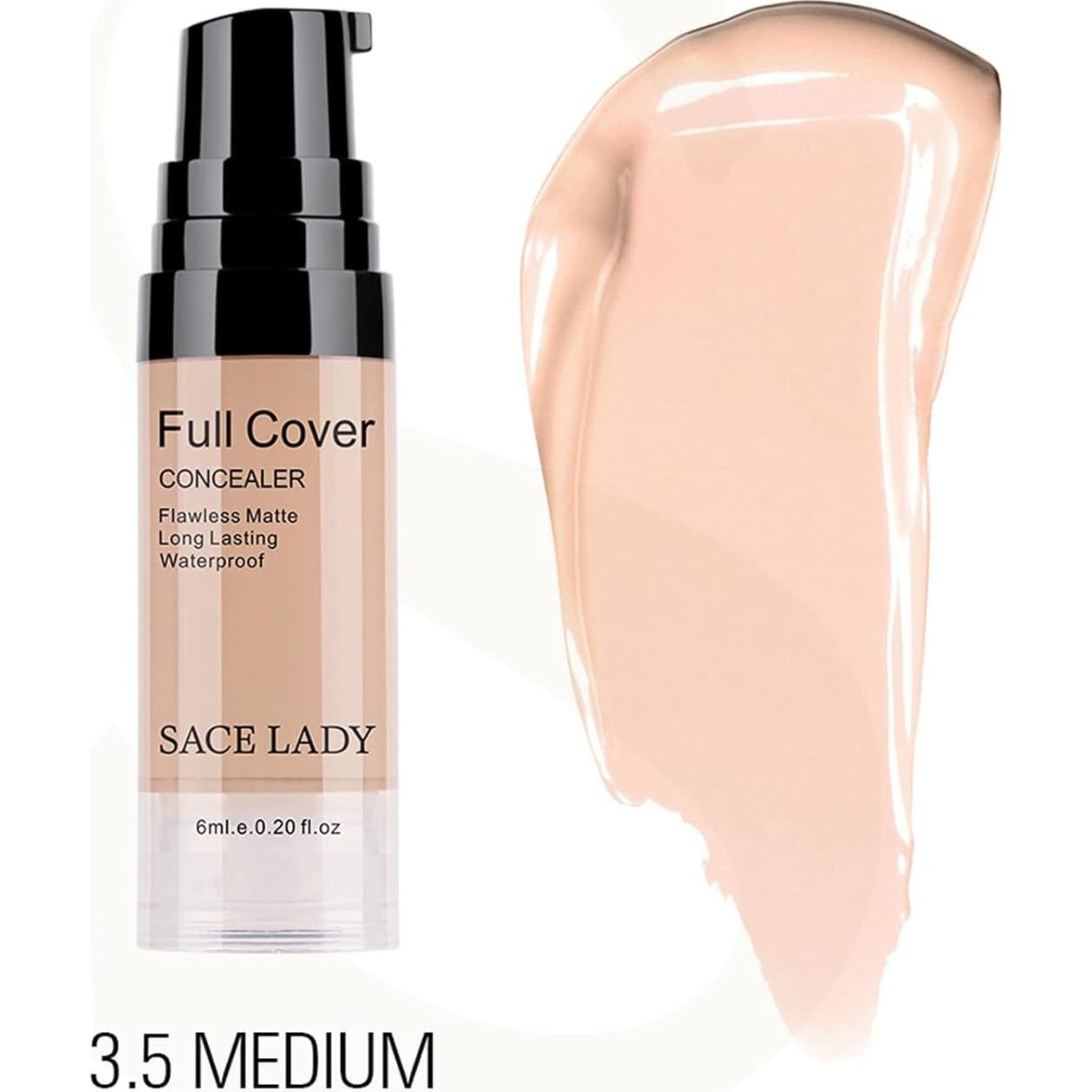 Corrector Líquido Impermeable SACE LADY 1.5ml - Cobertura Total