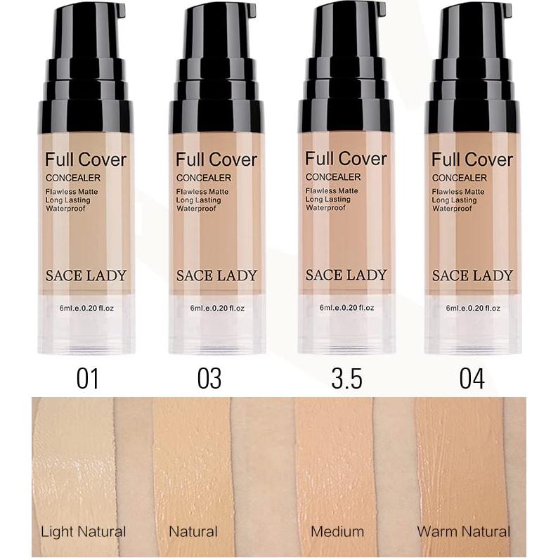 Corrector Líquido Impermeable SACE LADY 1.5ml - Cobertura Total