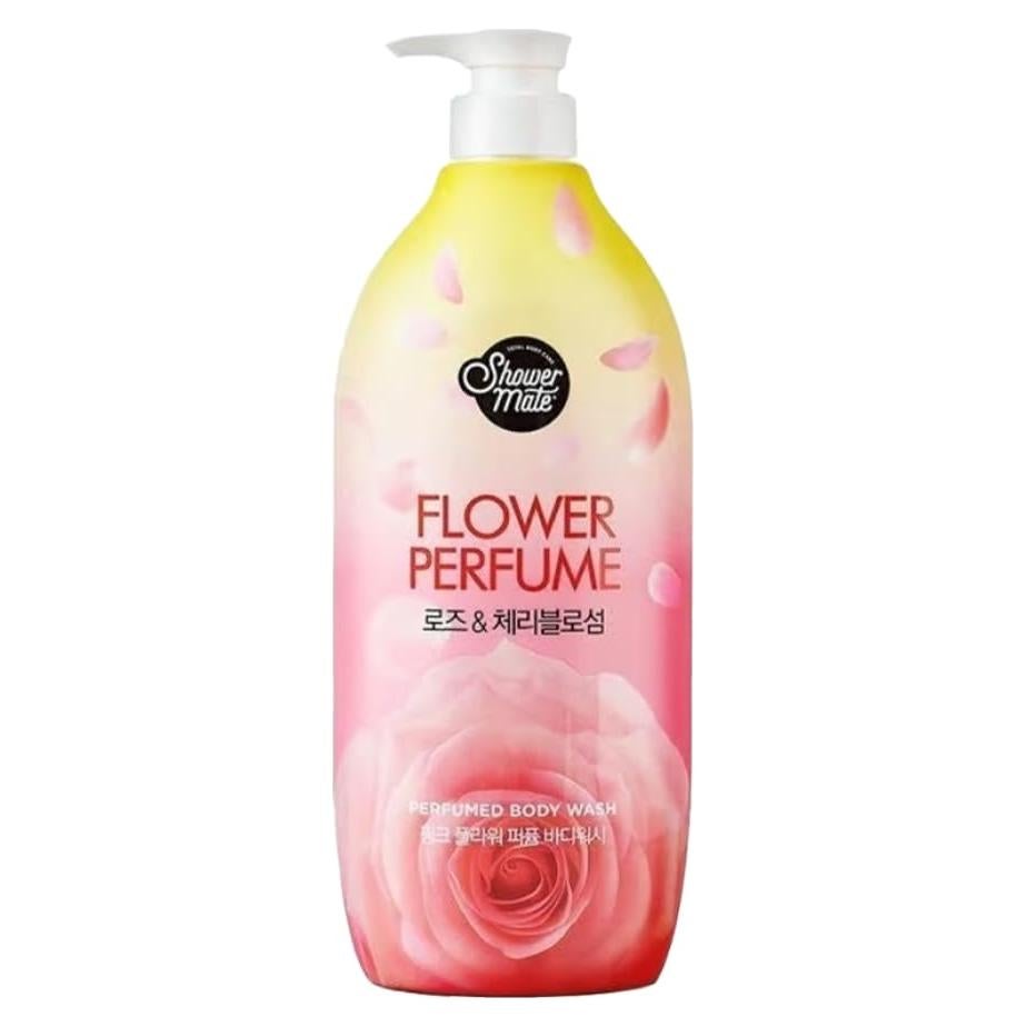 Jabón de Cuerpo Aekyung 1.2L Aroma Rosa y Flor de Cerezo