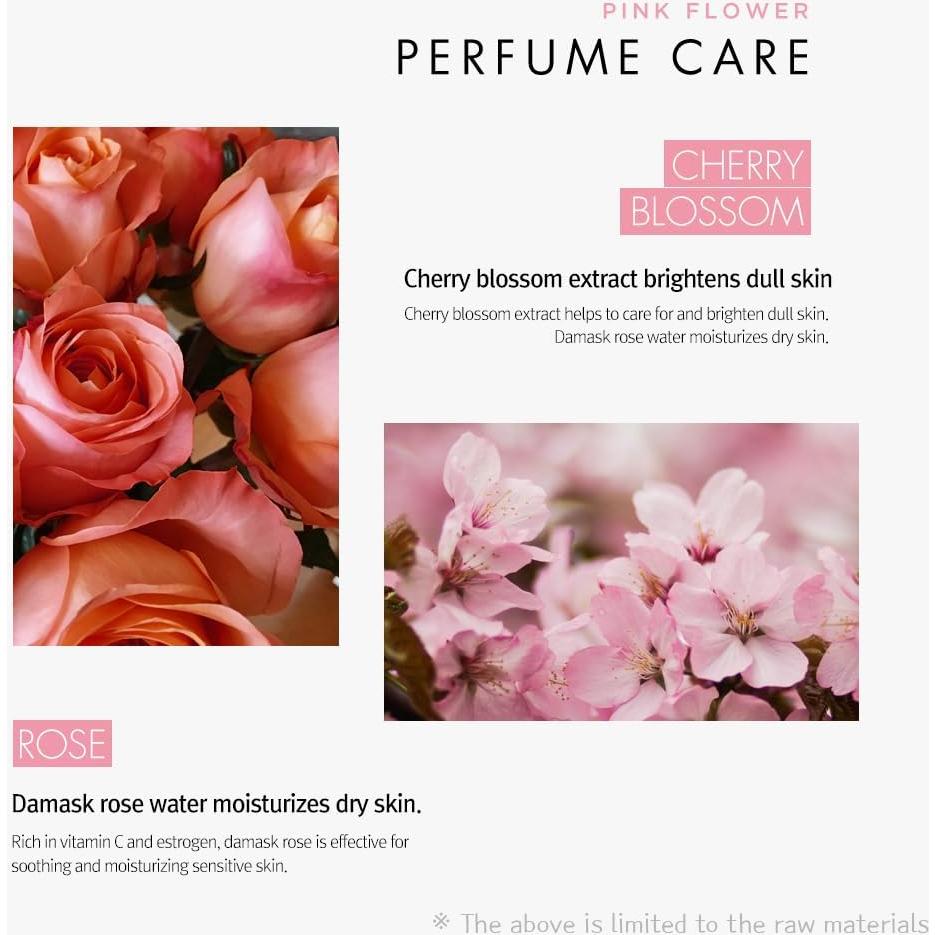 Jabón de Cuerpo Aekyung 1.2L Aroma Rosa y Flor de Cerezo