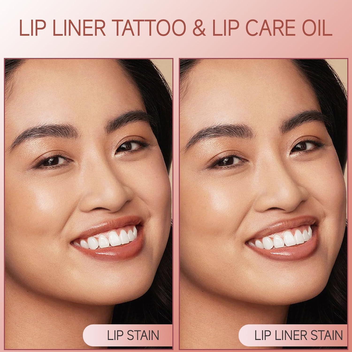 Set de Tinte para Labios KISSIO - Lápiz Labial Peel Off 02 Rosa Gris