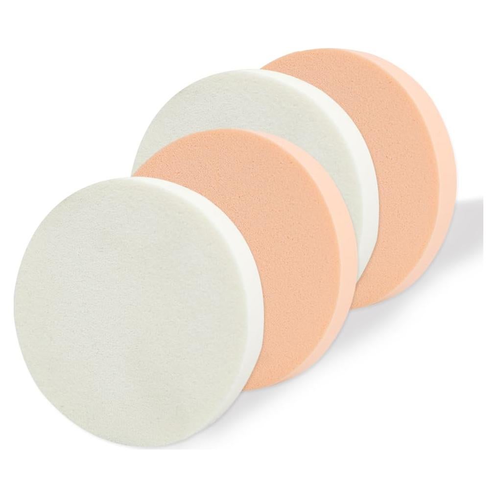 Esponjas de Maquillaje MyOnly 4 Pcs Grandes 9cm Suaves