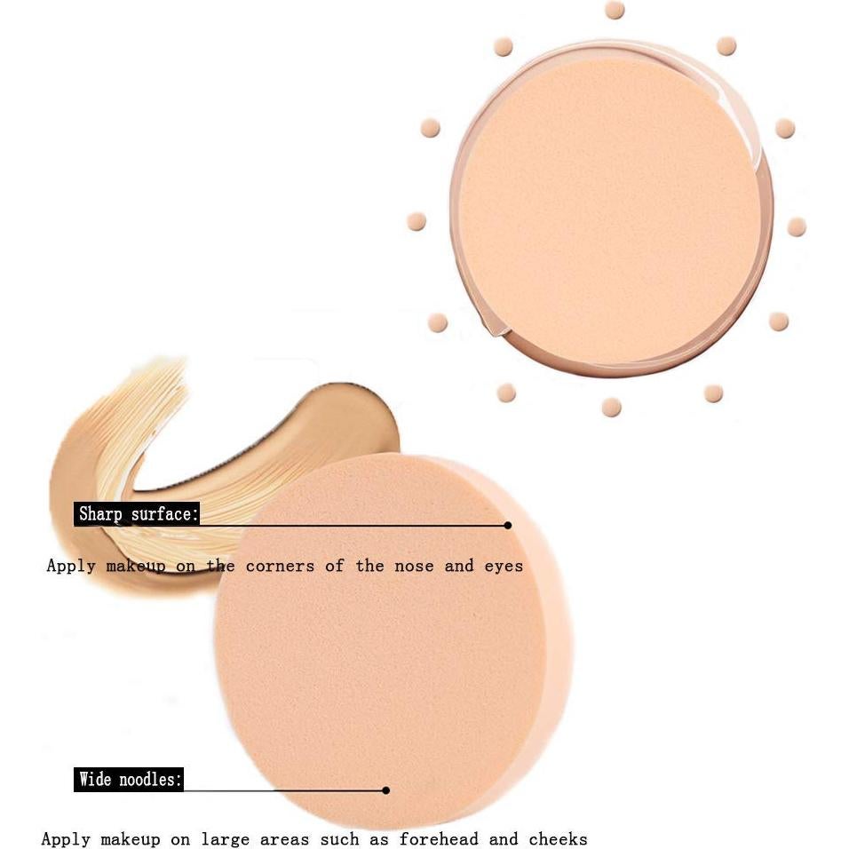 Esponjas de Maquillaje MyOnly 4 Pcs Grandes 9cm Suaves