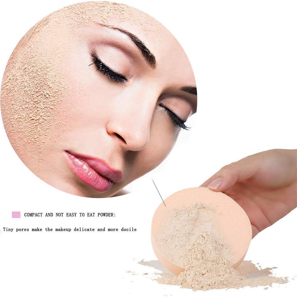 Esponjas de Maquillaje MyOnly 4 Pcs Grandes 9cm Suaves