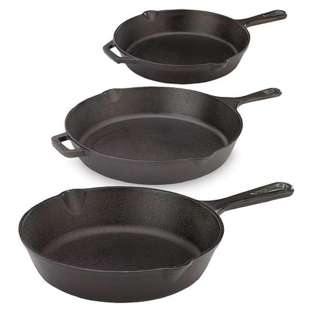 Juego de Sartenes de Hierro Fundido Mercer Culinary 3 Piezas