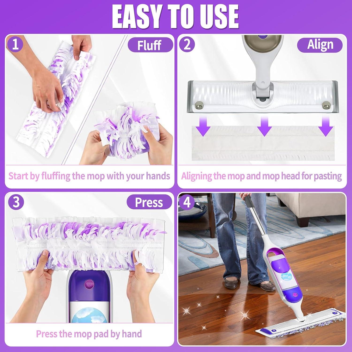 20 Almohadillas Desechables Reemplazo Power Swiffer Aicipow