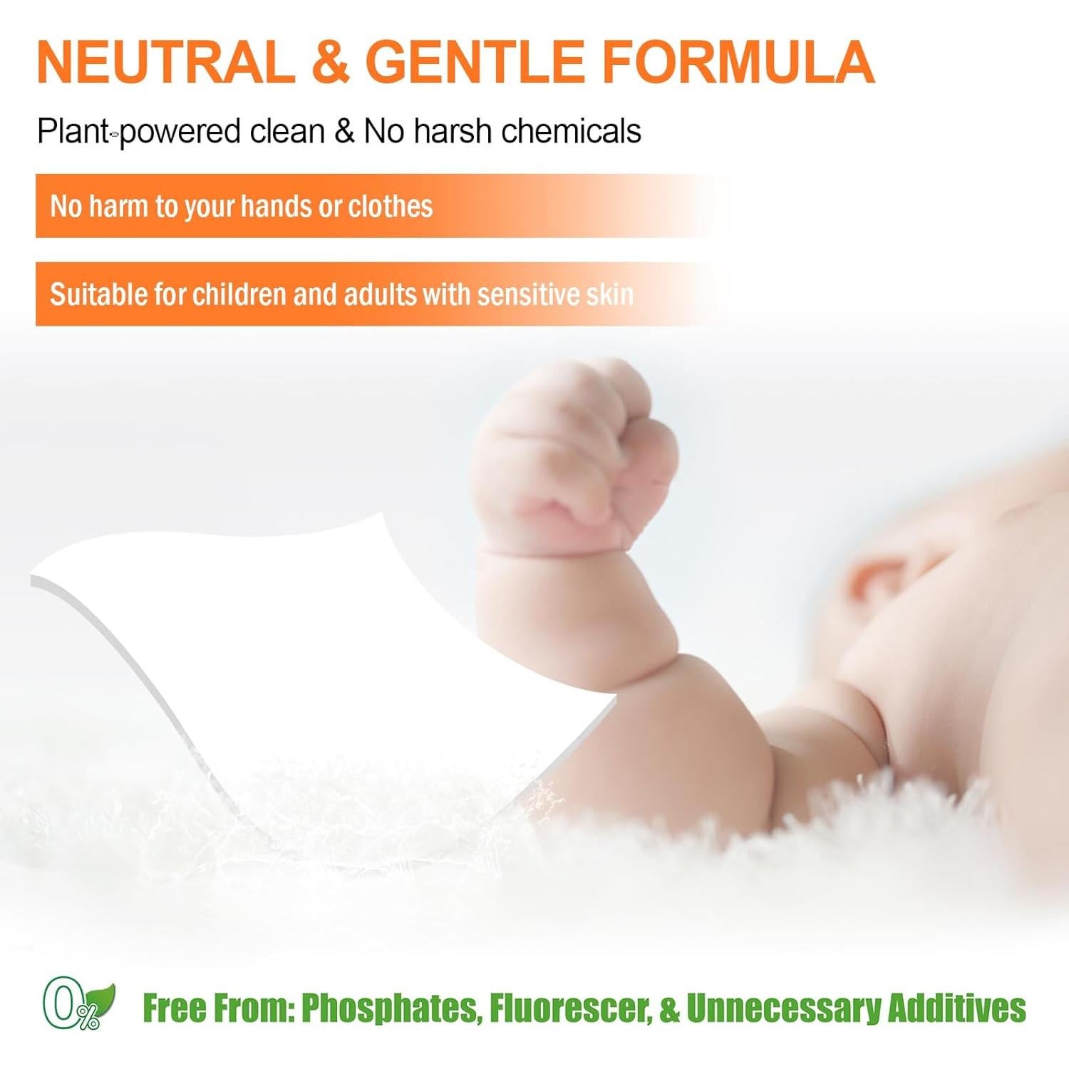 Hojas de detergente ecológico Binbata 200 cargas aroma cítrico