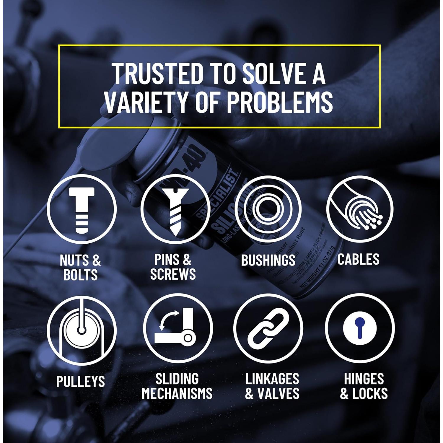 Lubricante de Silicona WD-40 Specialist 311g Spray Multiusos