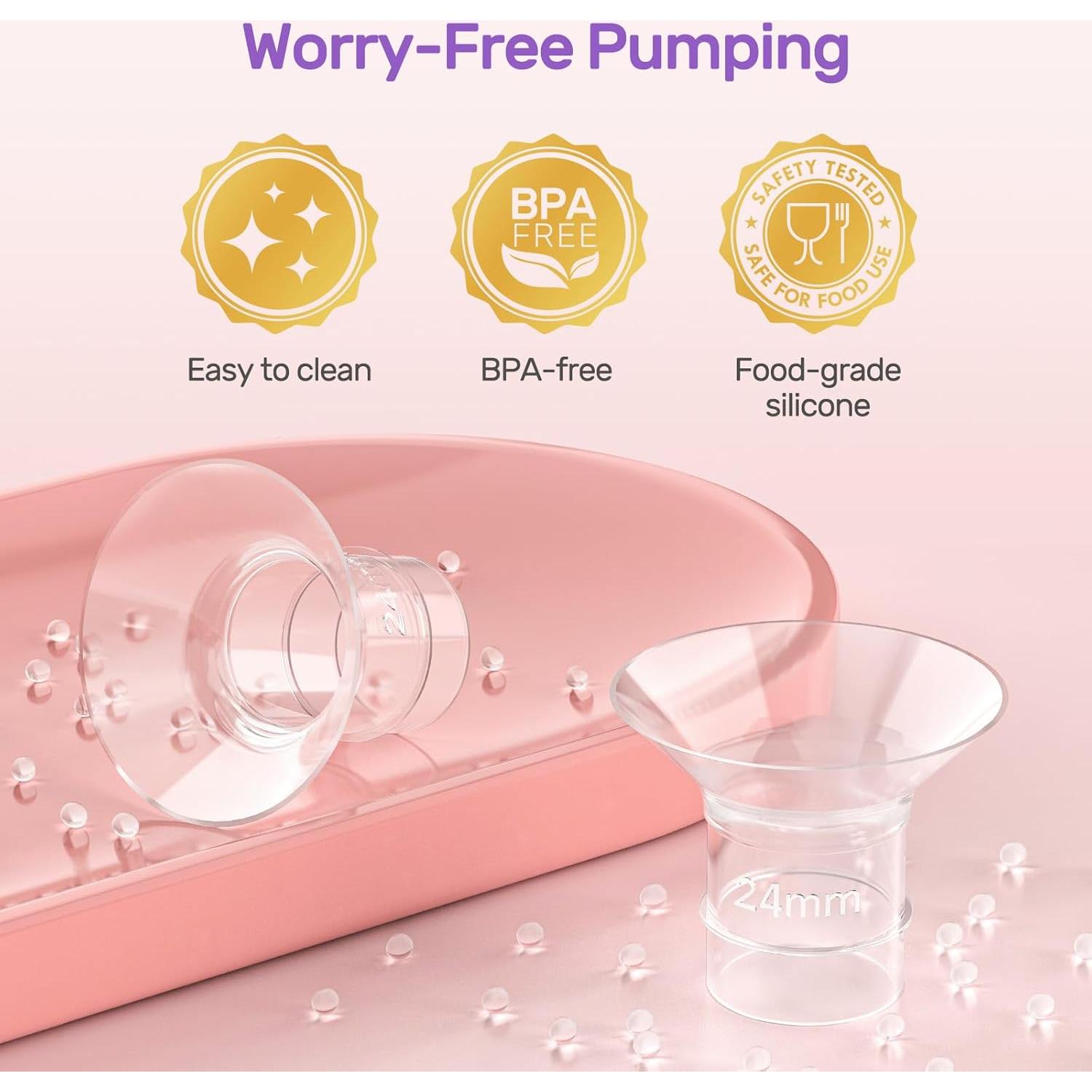 Kit de Reemplazo de Flanges de Silicona Nuliie 24mm 8PCS