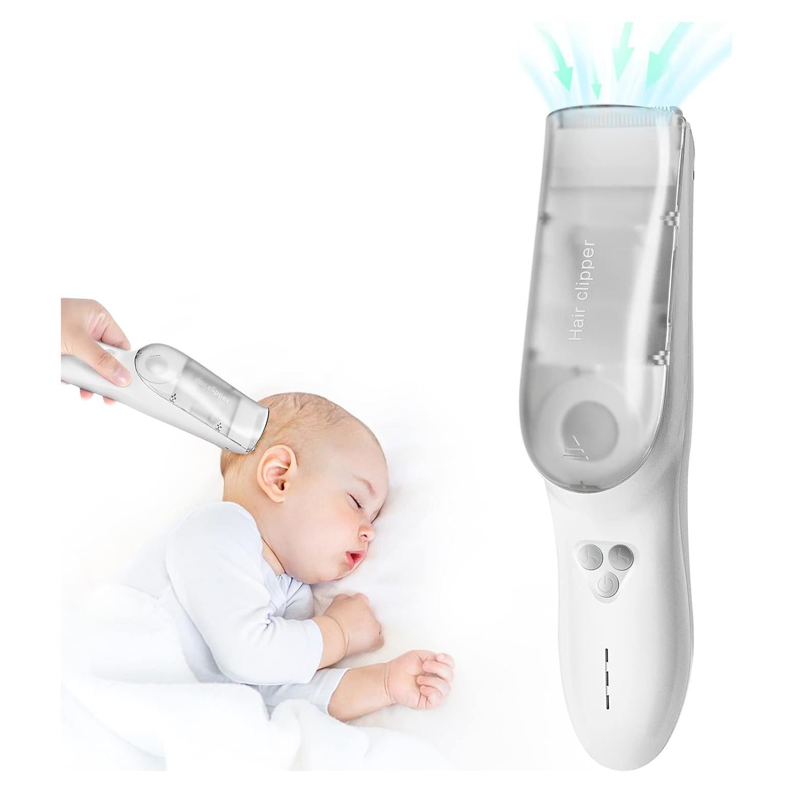 Cortapelos Inalámbrico FERRISA para Bebés con Aspiradora