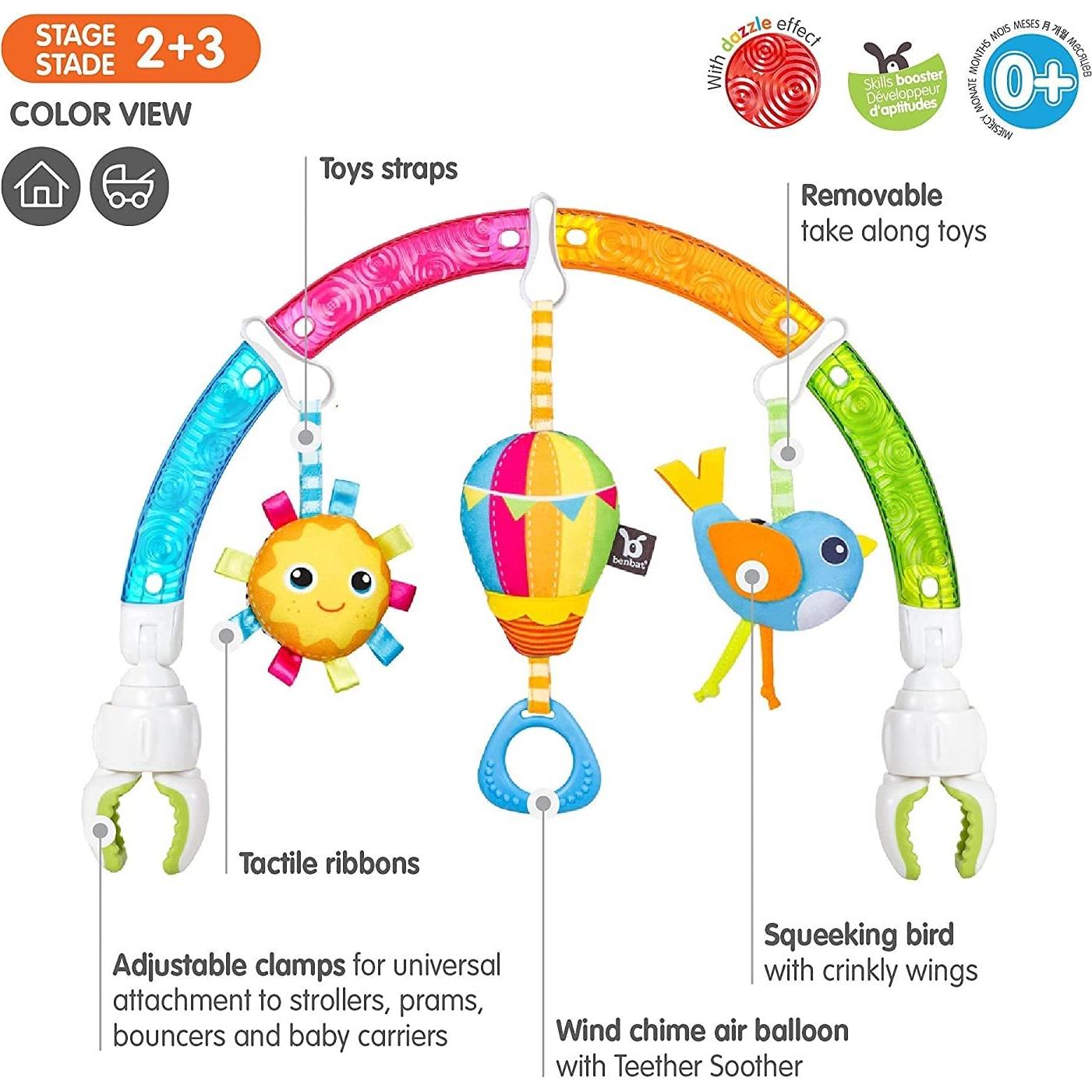 Juguete de Arco para Cochecito Benbat AR151 - Actividad Sensorial