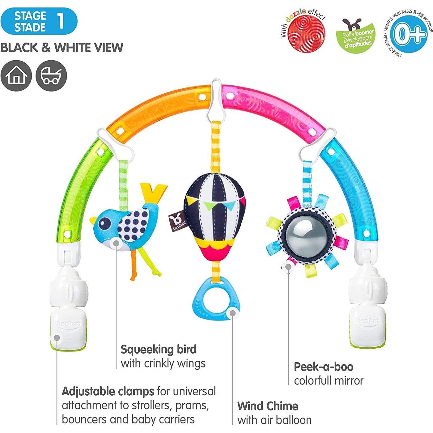 Juguete de Arco para Cochecito Benbat AR151 - Actividad Sensorial