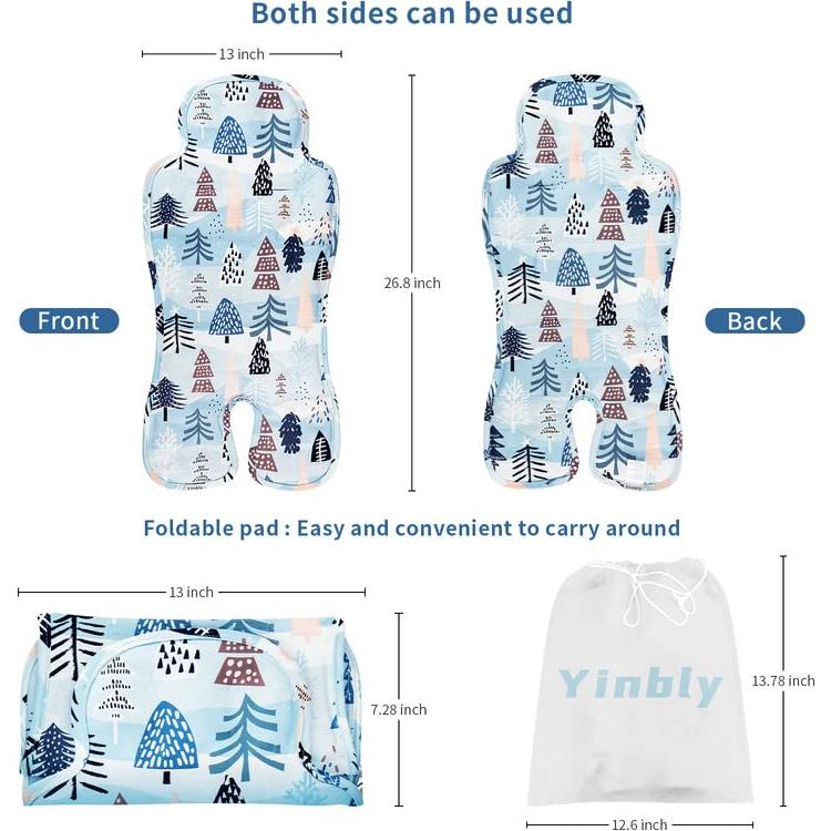 Almohadilla Enfriadora para Asiento de Coche Bebé B-001-Forest