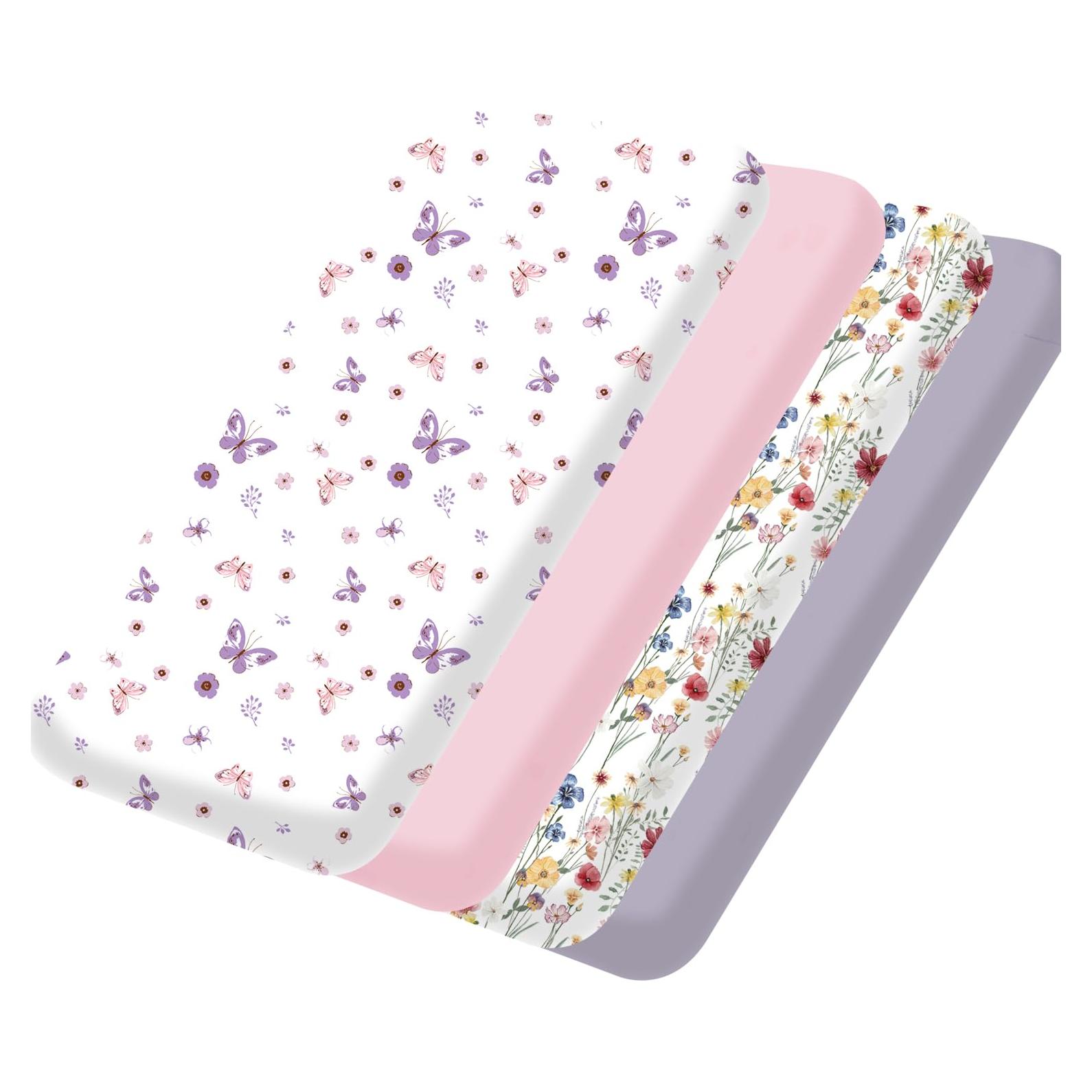 Sábanas Ajustadas para Cuna Mini Bimocosy 4PK Microfibra