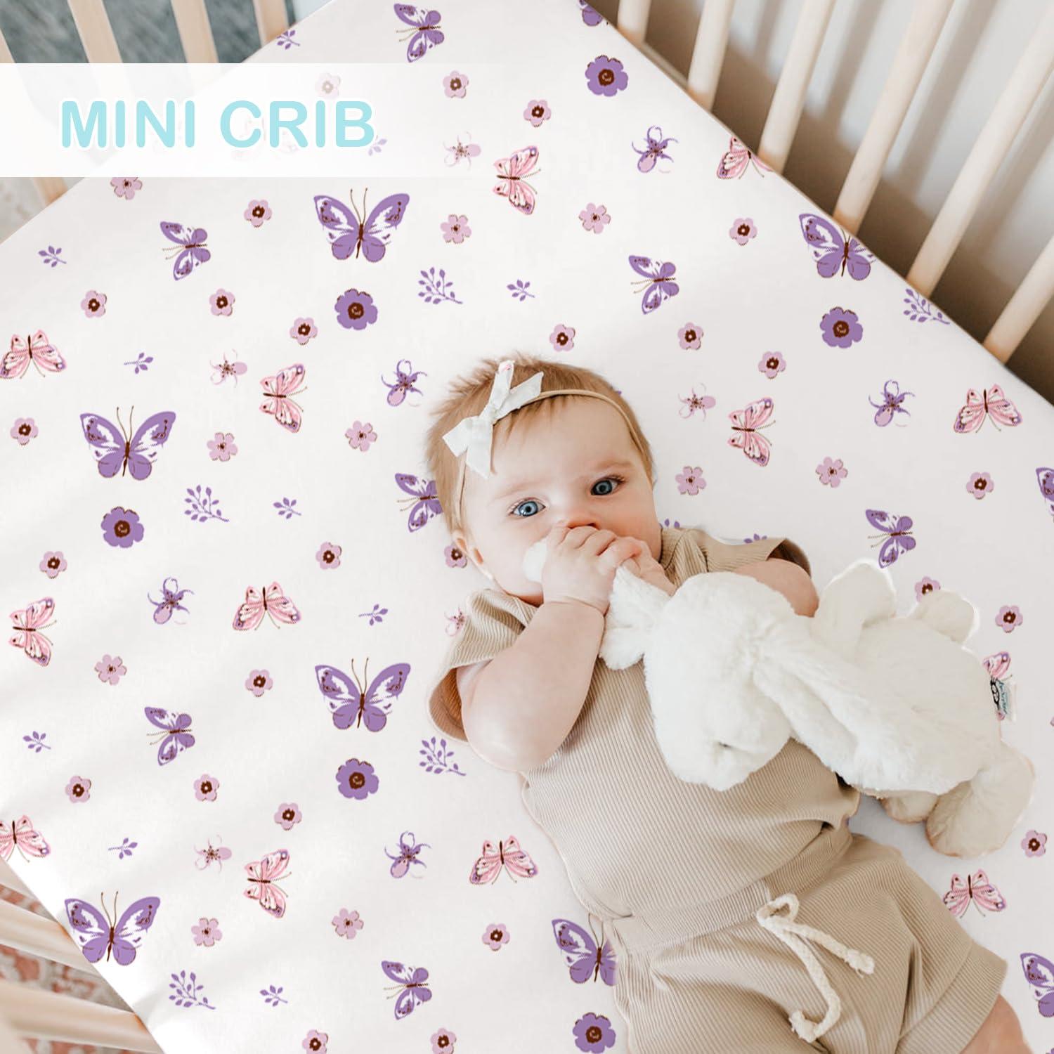 Sábanas Ajustadas para Cuna Mini Bimocosy 4PK Microfibra