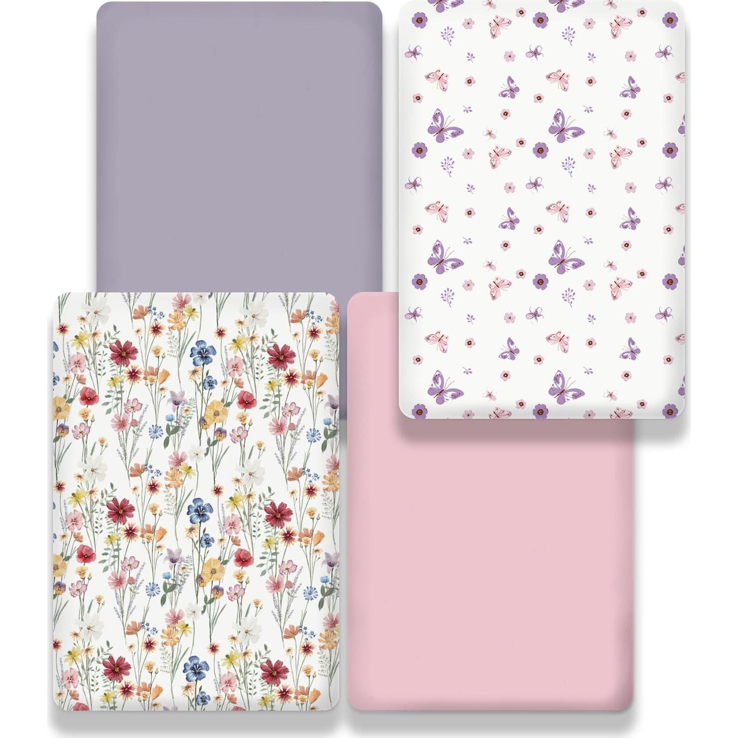 Sábanas Ajustadas para Cuna Mini Bimocosy 4PK Microfibra