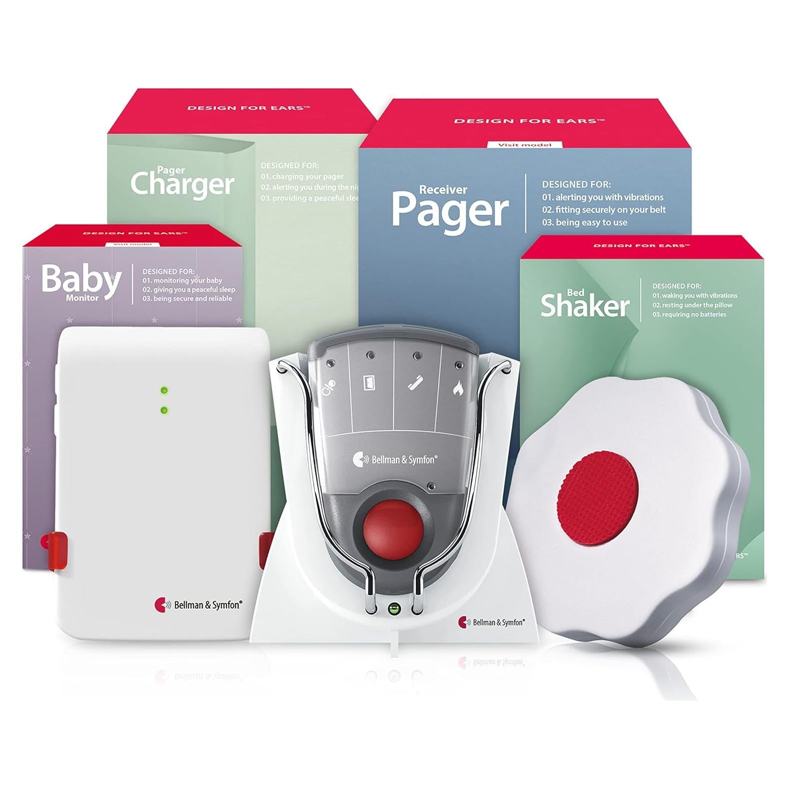 Monitor Inalámbrico de Llanto Bebé Bellman & Symfon con Paginador