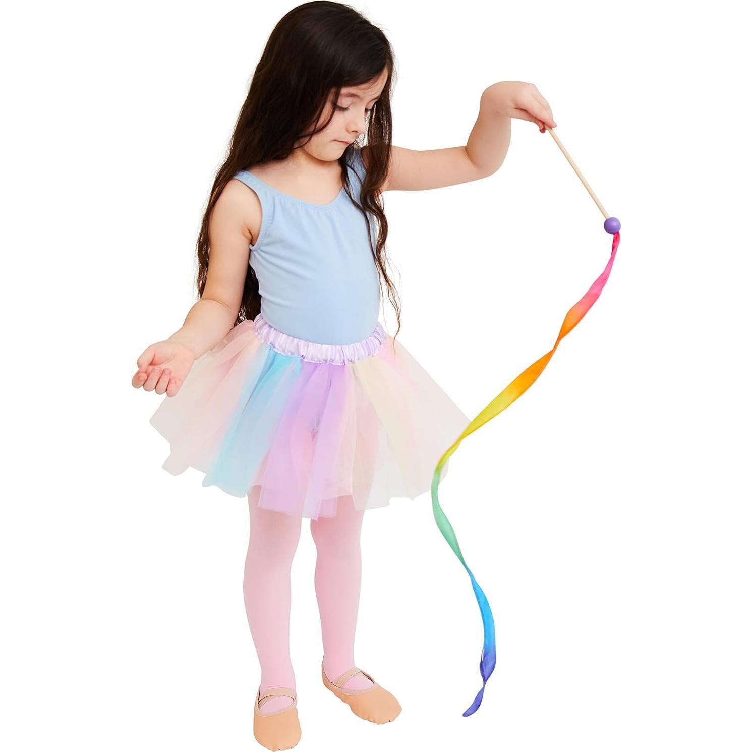 Streamer Arcoíris Mini Sarah's Silks - Varita de Cinta 91 cm