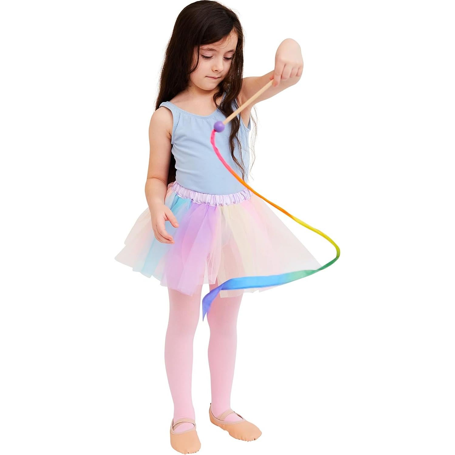 Streamer Arcoíris Mini Sarah's Silks - Varita de Cinta 91 cm
