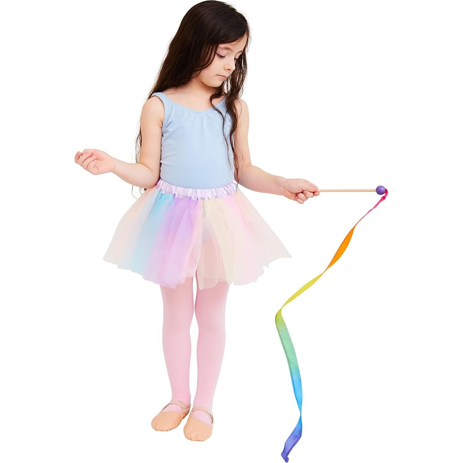 Streamer Arcoíris Mini Sarah's Silks - Varita de Cinta 91 cm