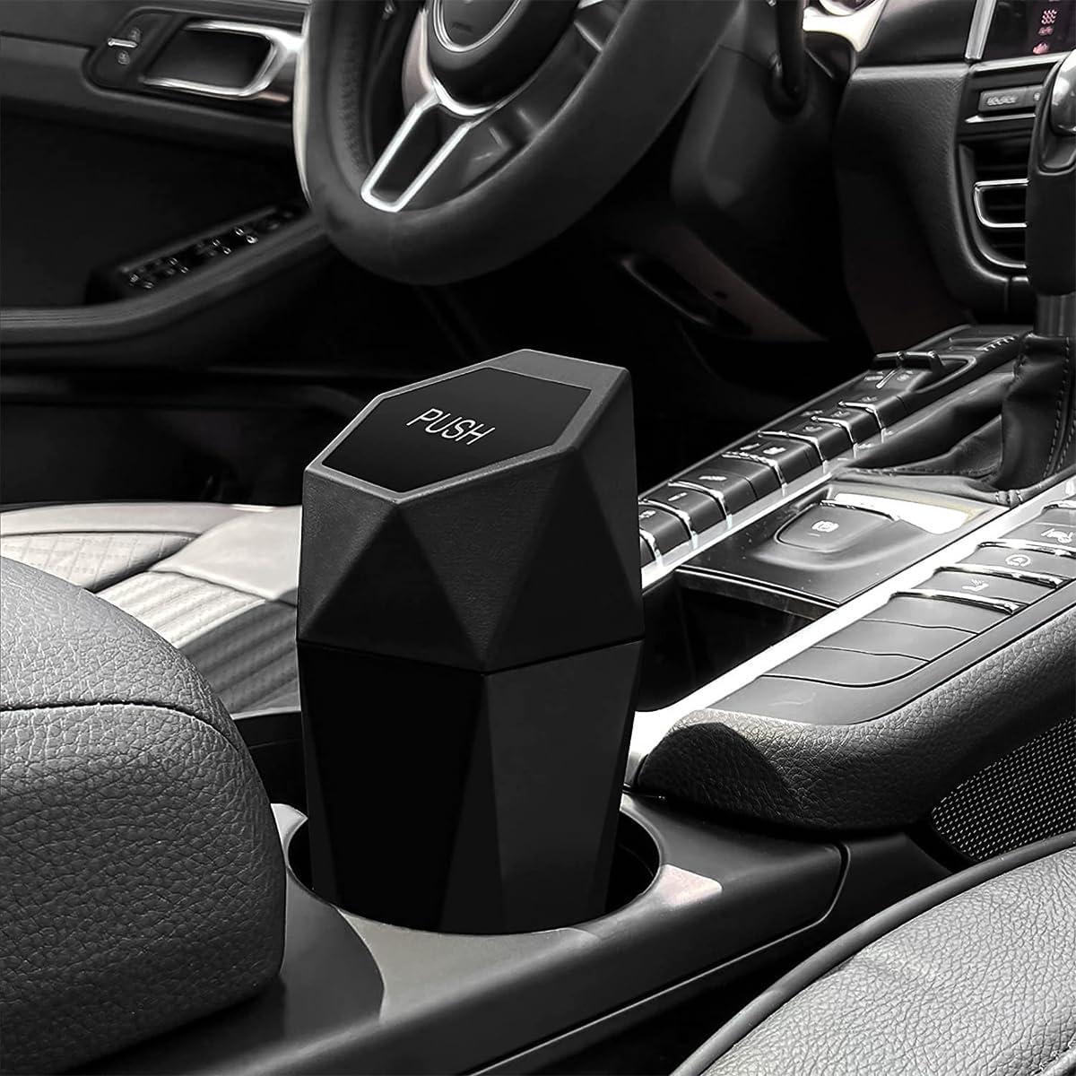 Basurero de coche Osilly compacto negro 1200ml hexagonal