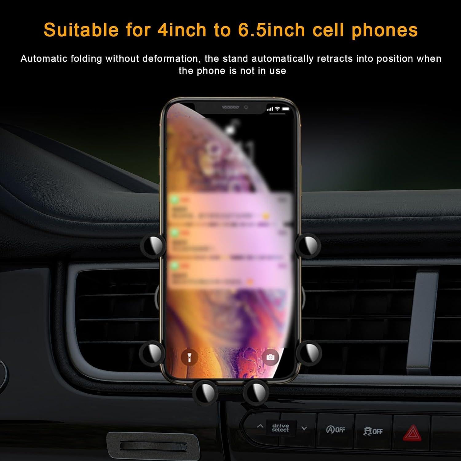 Soporte para Teléfono de Coche Sunvie Invisible Rotatable