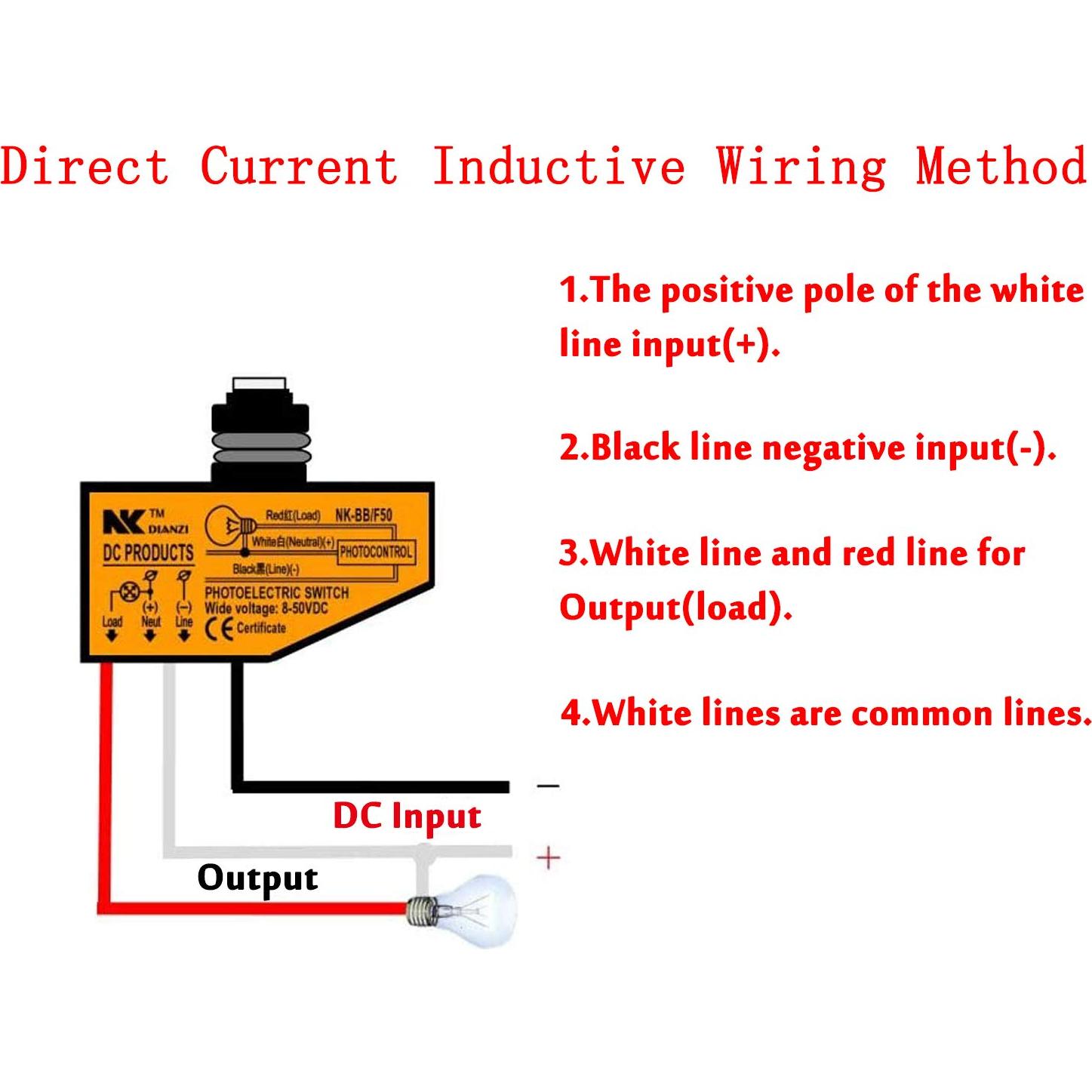 Interruptor Fotoeléctrico DC 12V-48V Lelukee - Paquete de 2