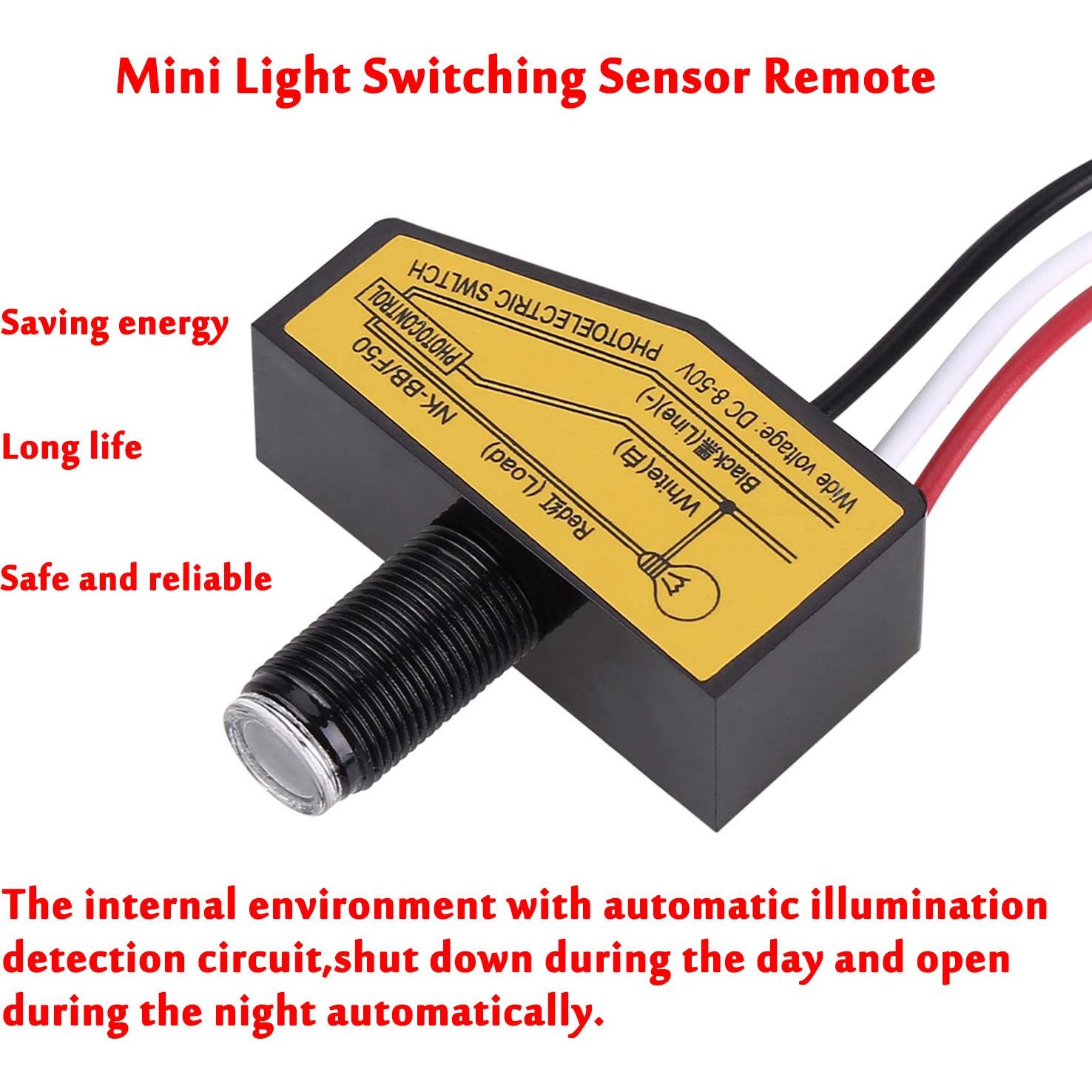 Interruptor Fotoeléctrico DC 12V-48V Lelukee - Paquete de 2