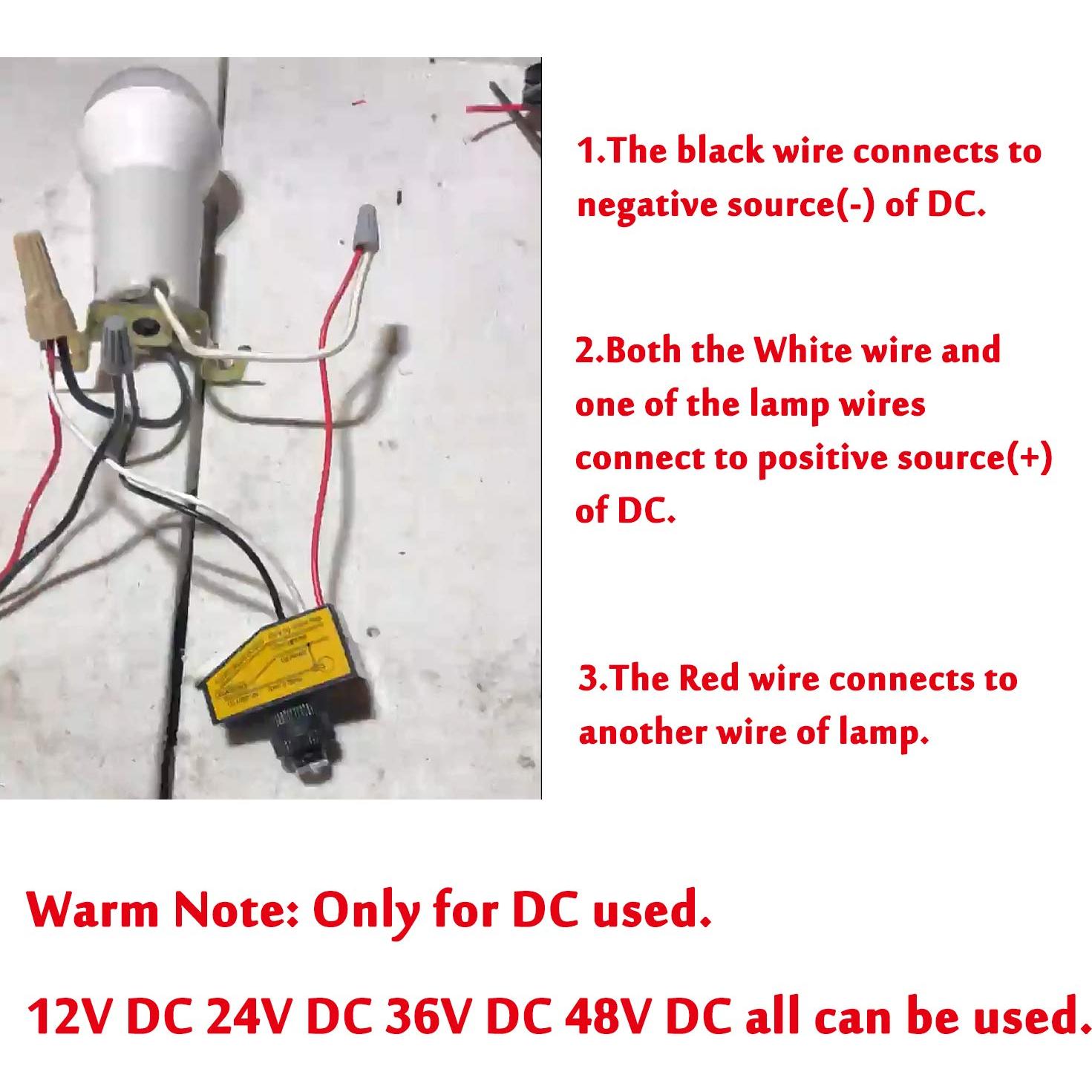 Interruptor Fotoeléctrico DC 12V-48V Lelukee - Paquete de 2