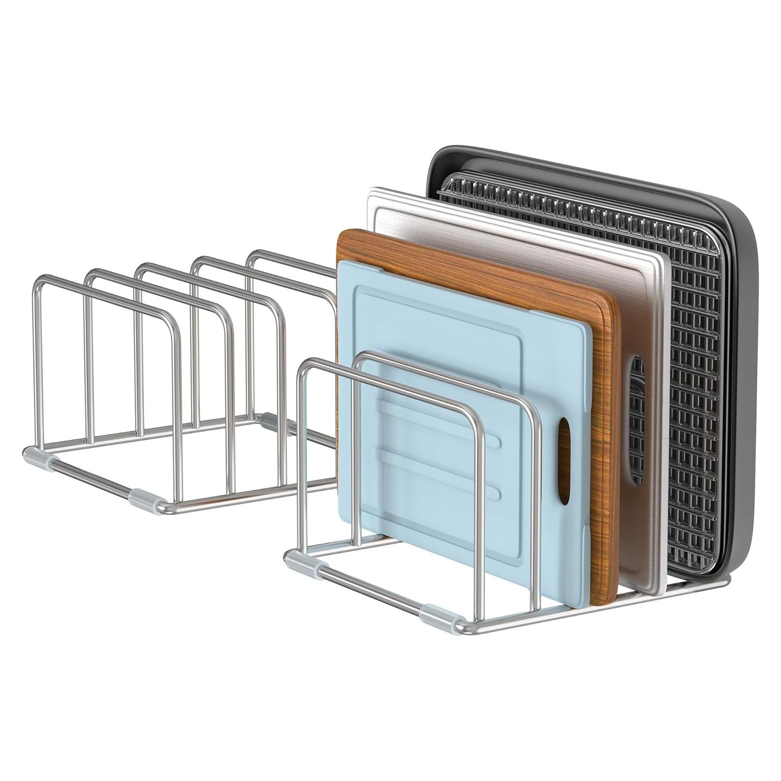 Soporte para Tabla de Cortar LAEMYFYRE Acero Inoxidable 2 Pzas