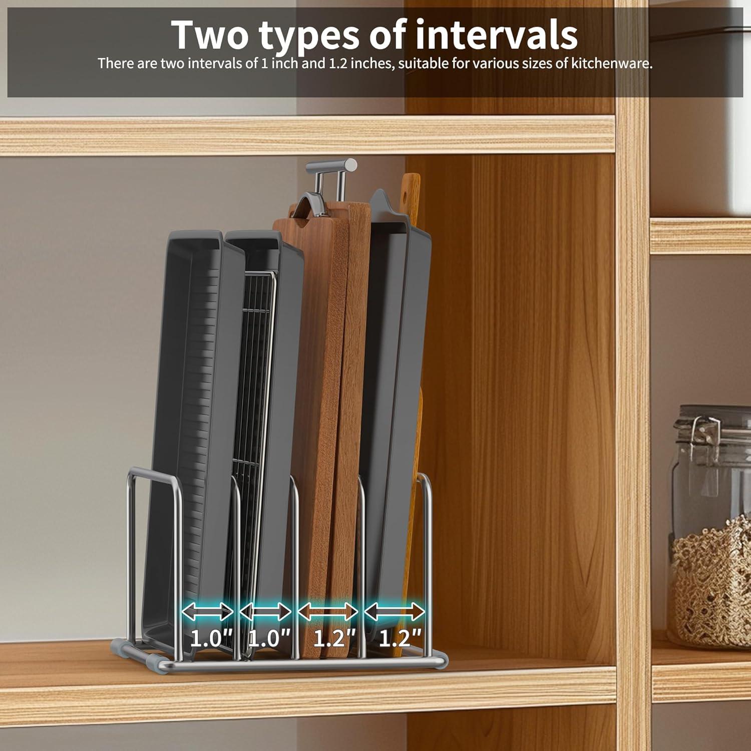 Soporte para Tabla de Cortar LAEMYFYRE Acero Inoxidable 2 Pzas