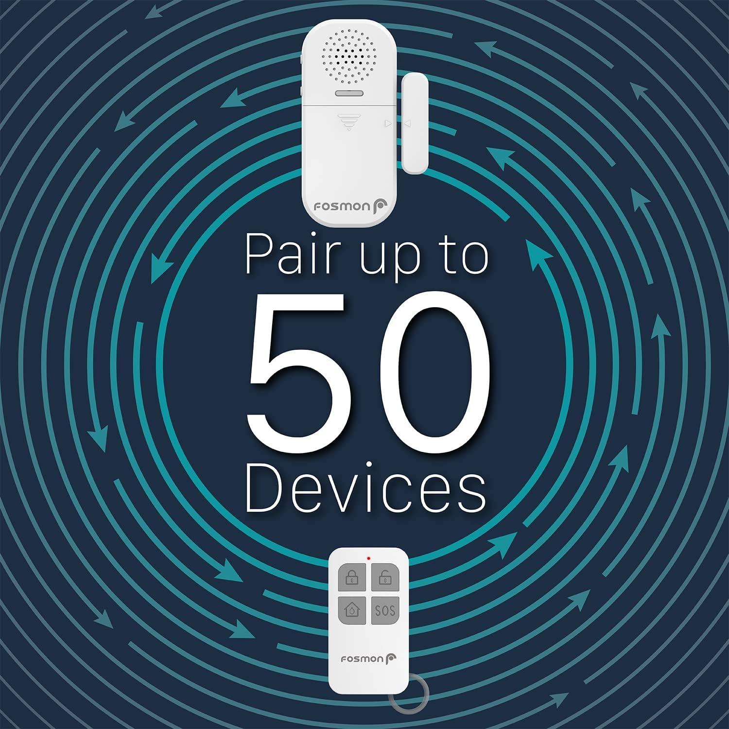 Alarma Inalámbrica Fosmon 130dB para Puertas y Ventanas