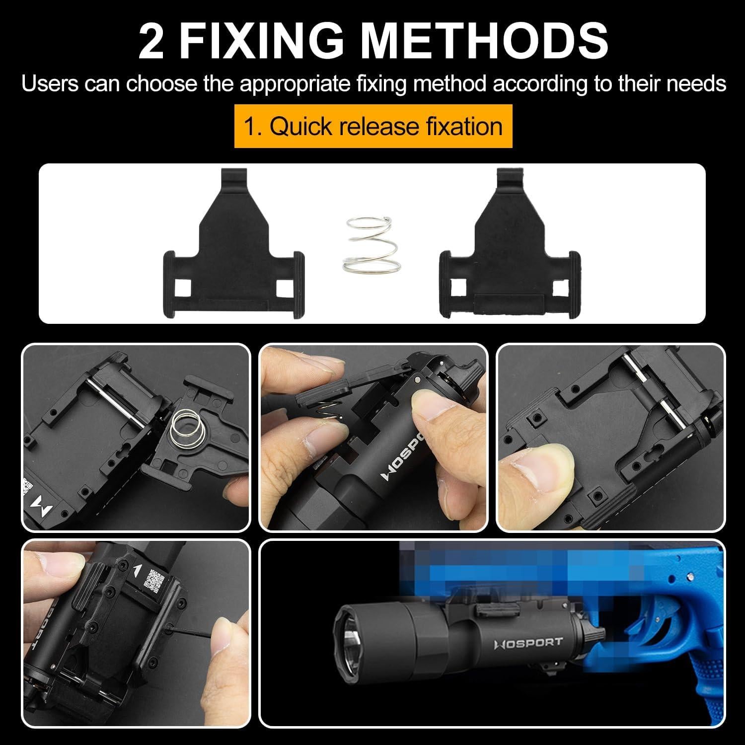 Linterna Táctica LED Zhongren X300-A 800 Lúmenes para Pistola