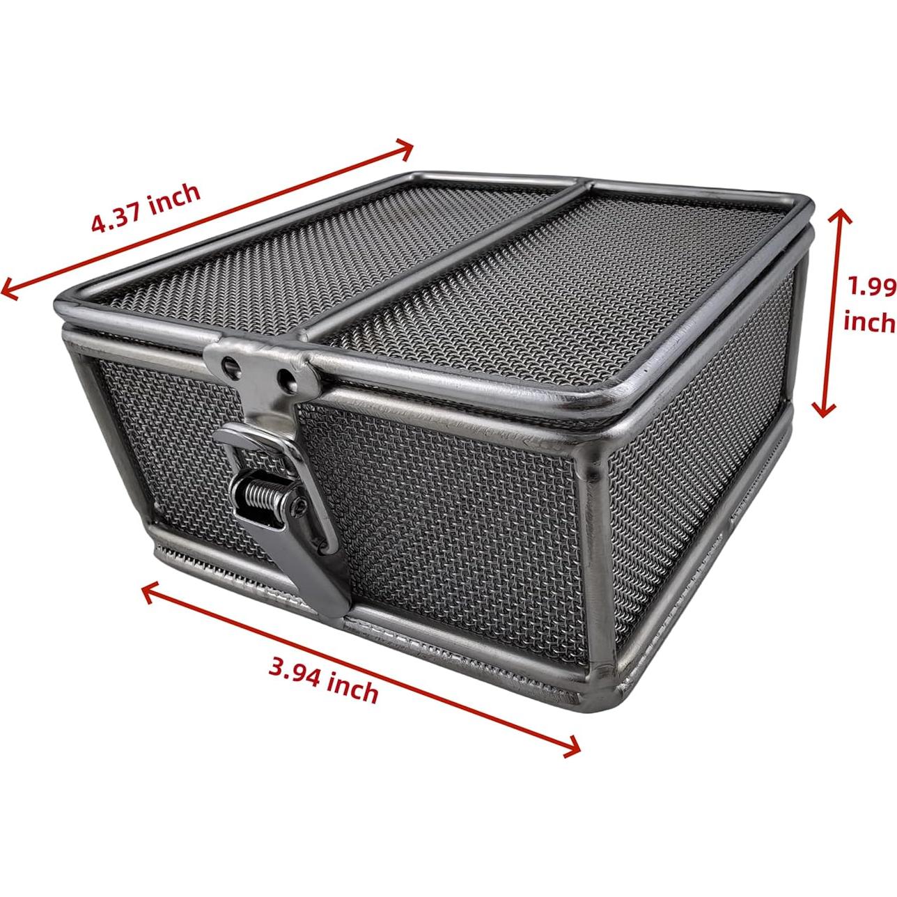 Cesta de Limpieza Ultrasónica Carligo 10.16x10.16cm Acero Inoxidable