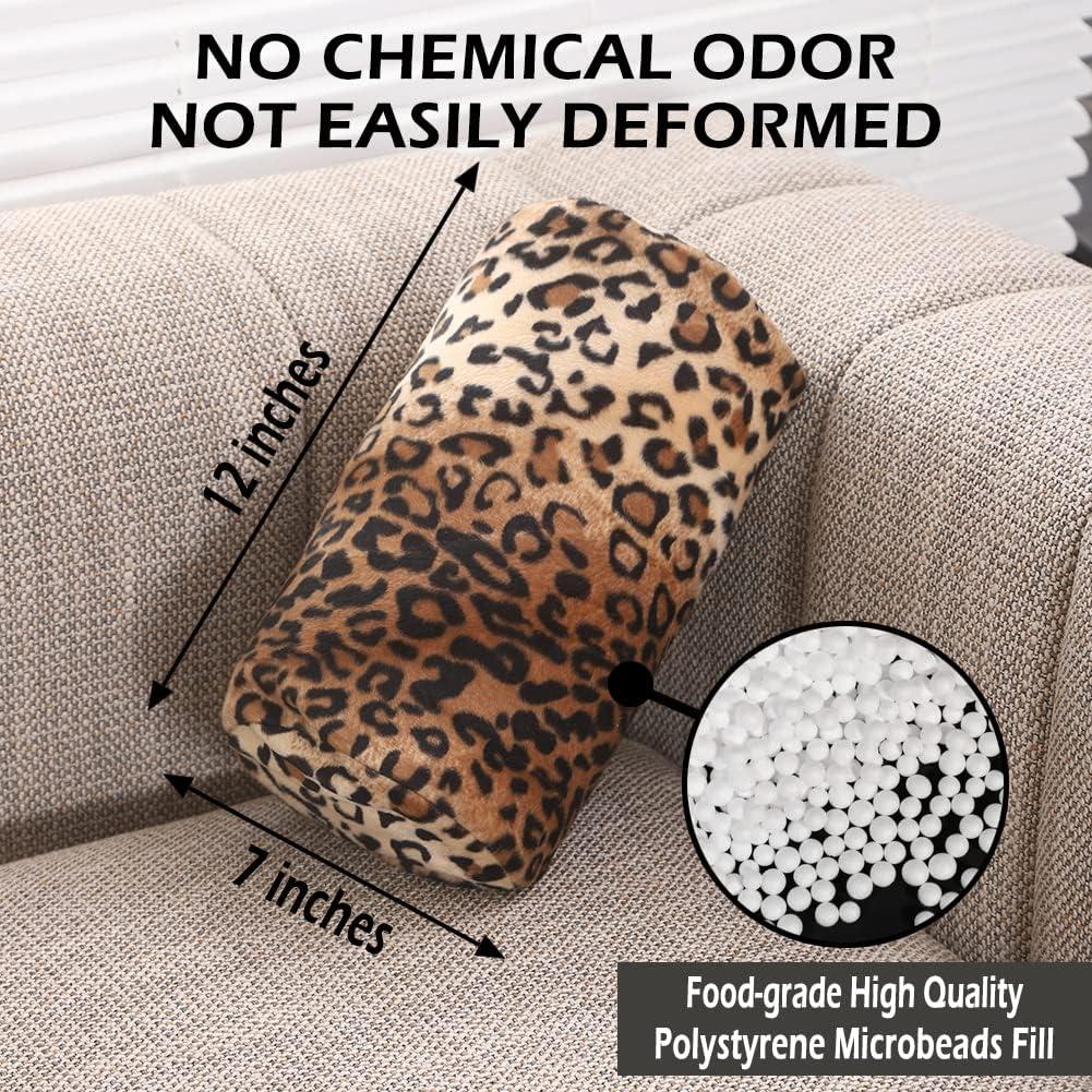 Almohada Cilíndrica CARRIE HOME Leopardo 30.5x17.8 cm