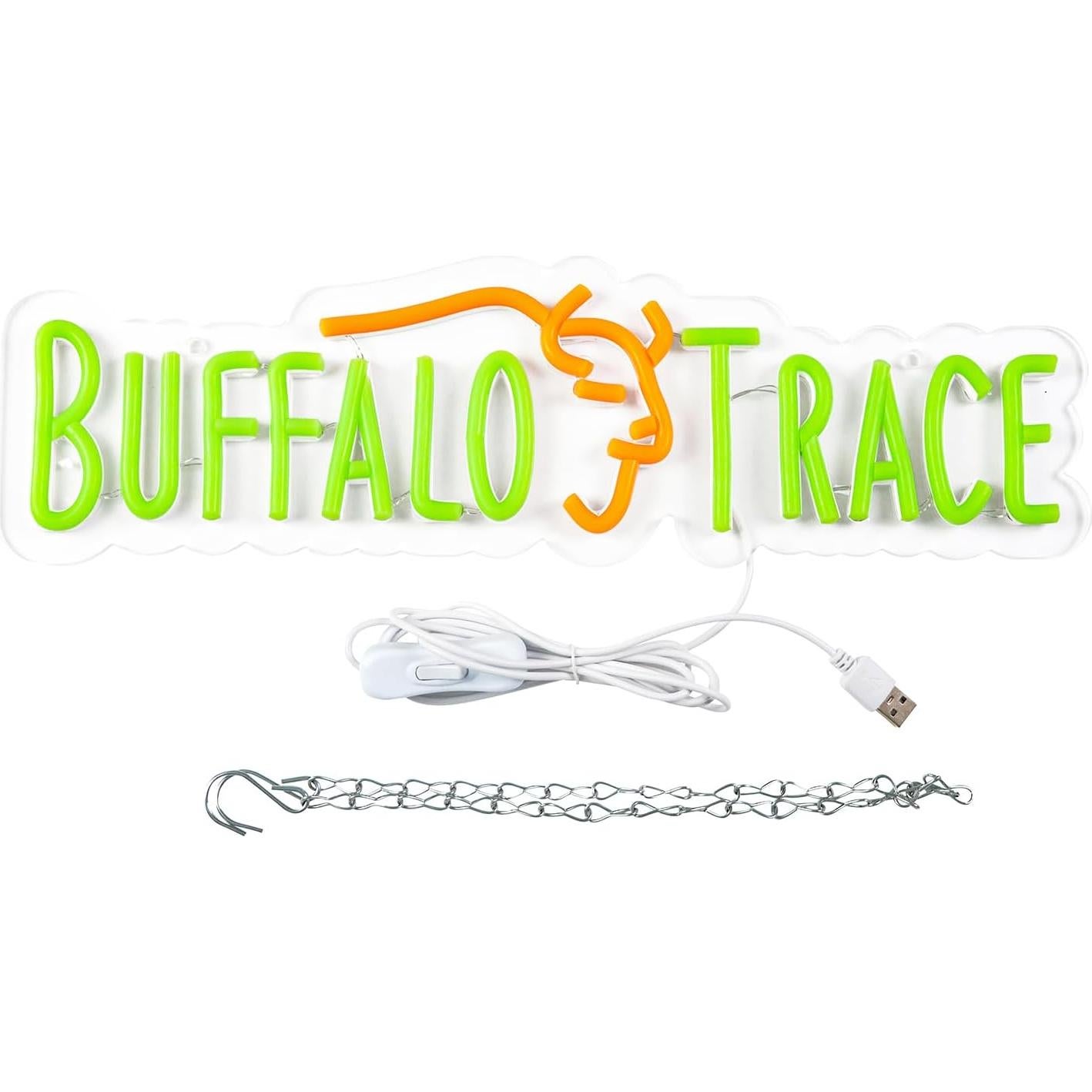 Luz de Neón LED WonderfulLife Buffalo 41x12 cm para Bar