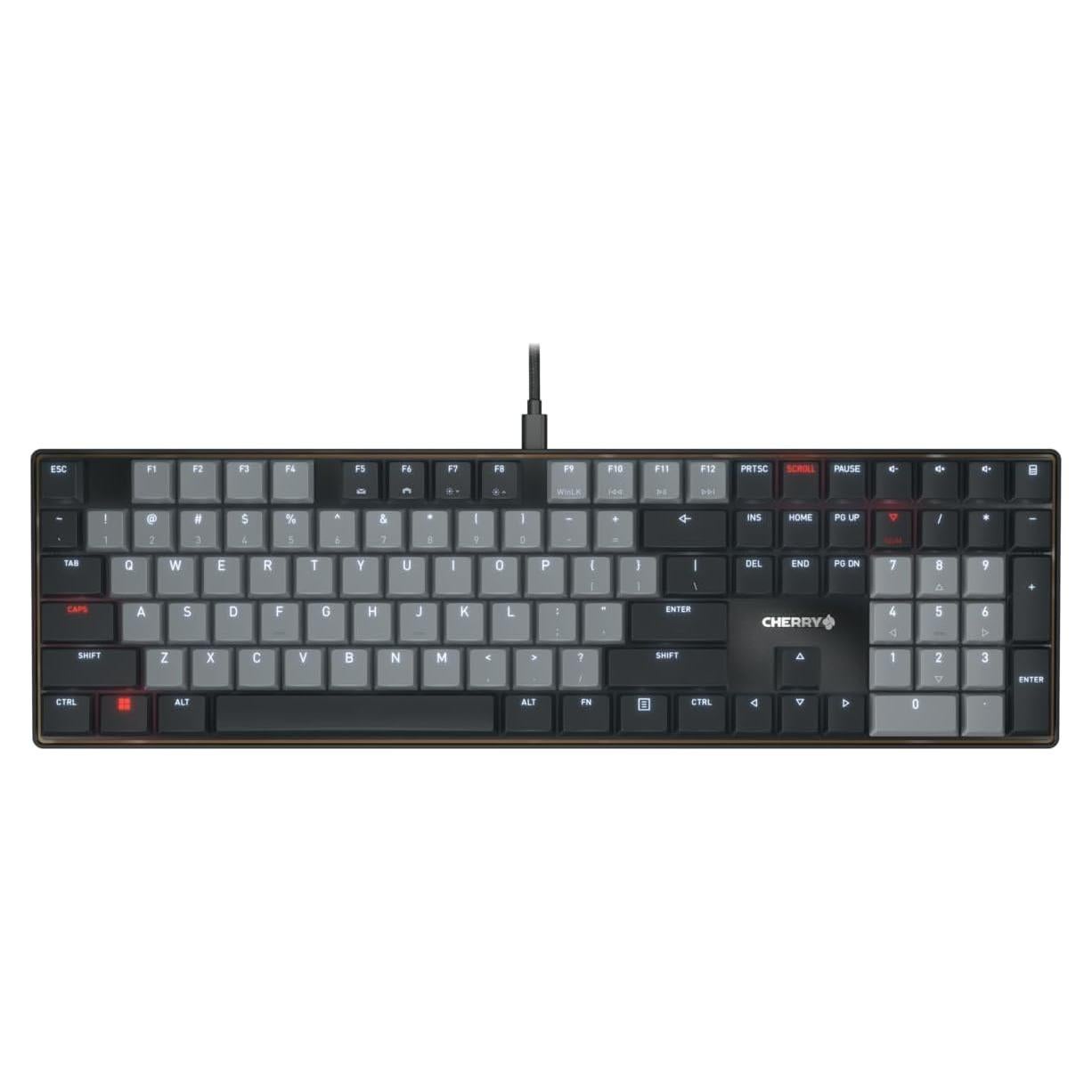 Teclado Mecánico Cherry KC 500 MX LP | Iluminación Blanca | Teclas PBT