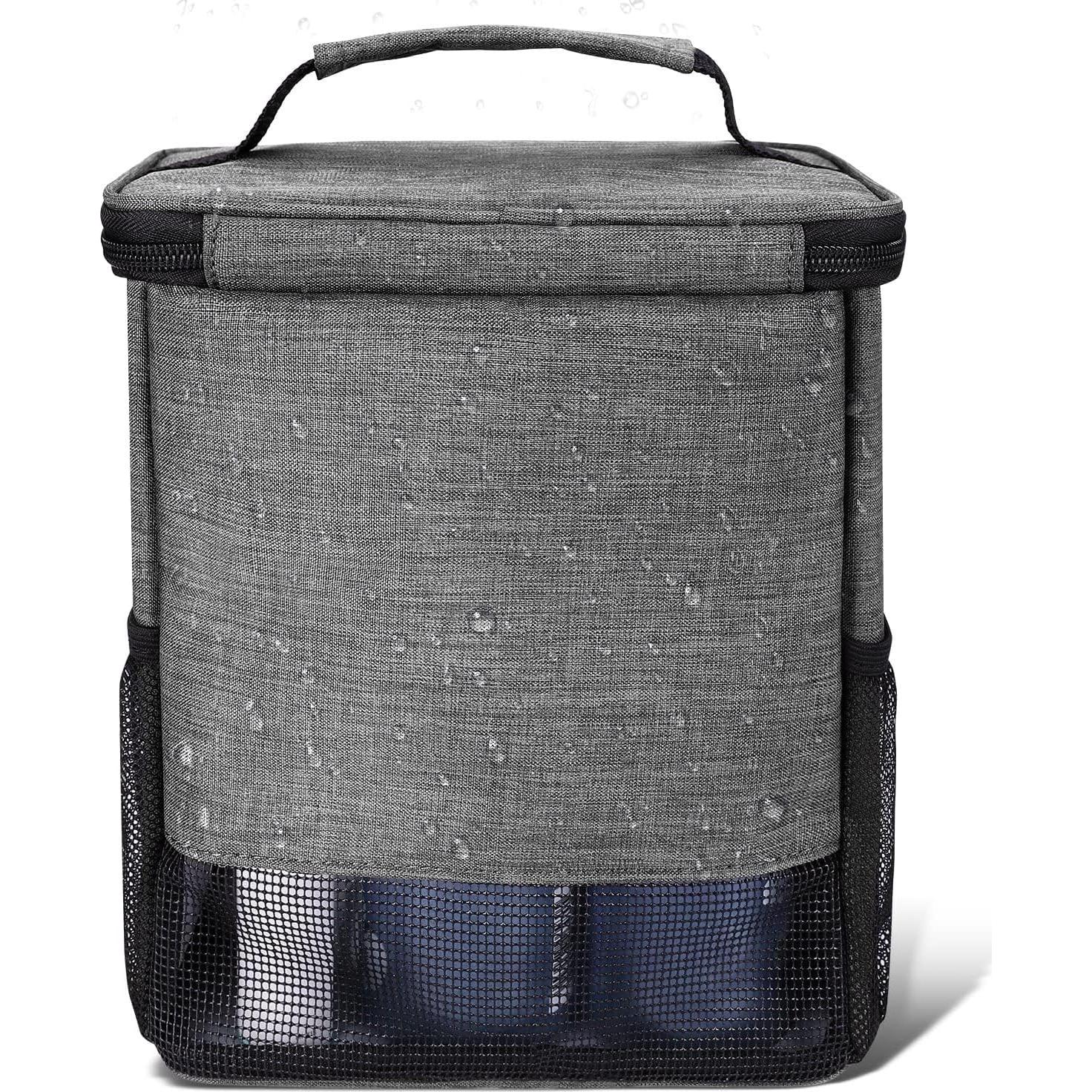 Caddy de Ducha KUSOOFA Gris 11L Portátil con Gancho Colgante