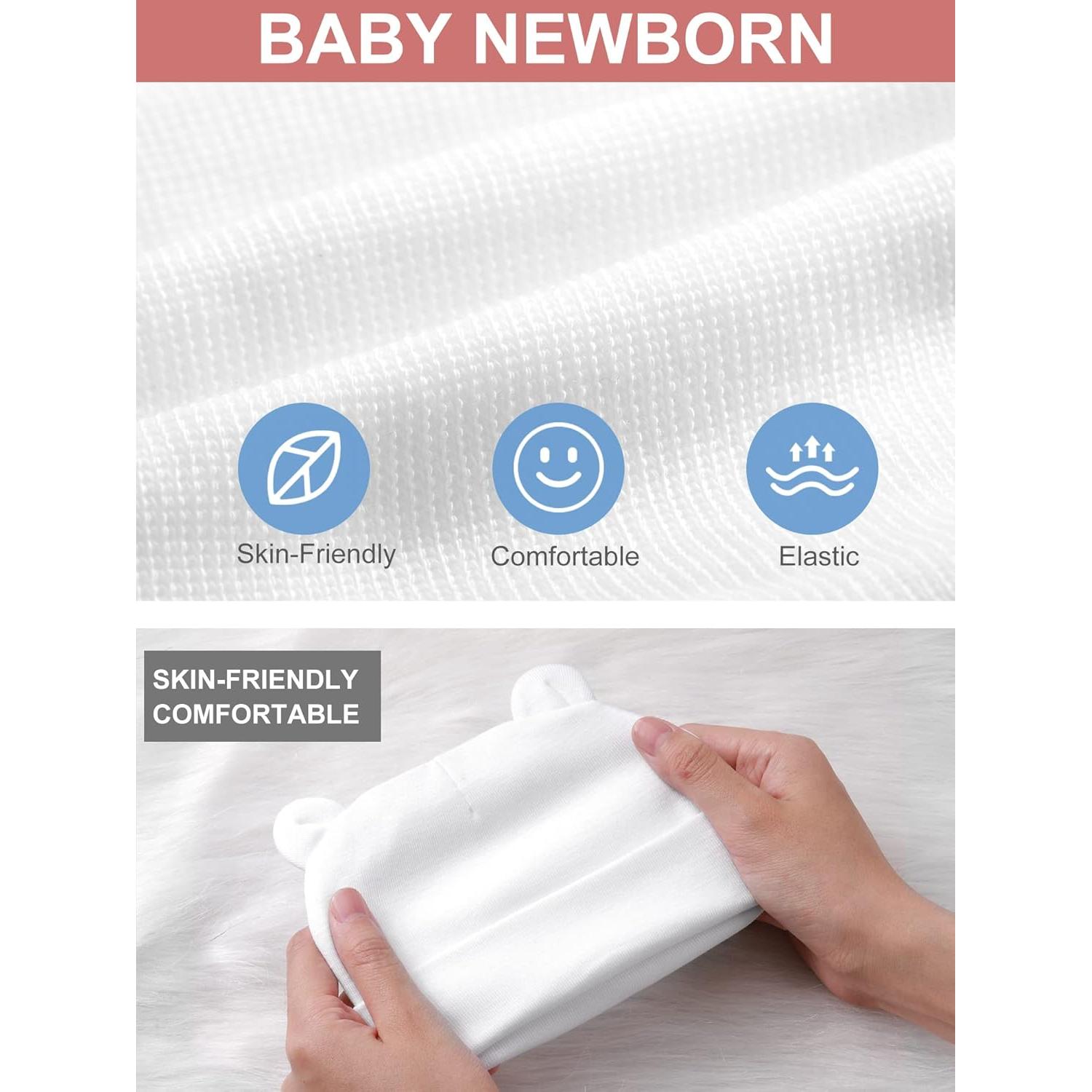 Conjunto de gorro, manoplas y calcetines Geyoga 0-6 meses