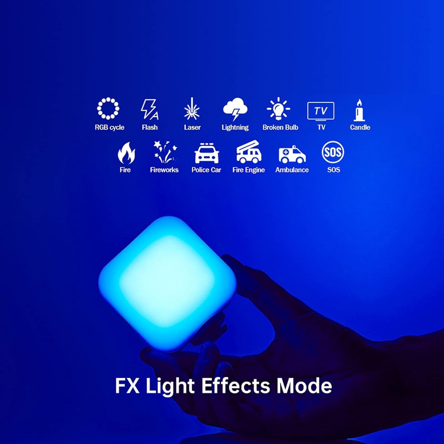 Luz de Video LED Godox LED6Bi Bi-color 3200K-6500K Recargable