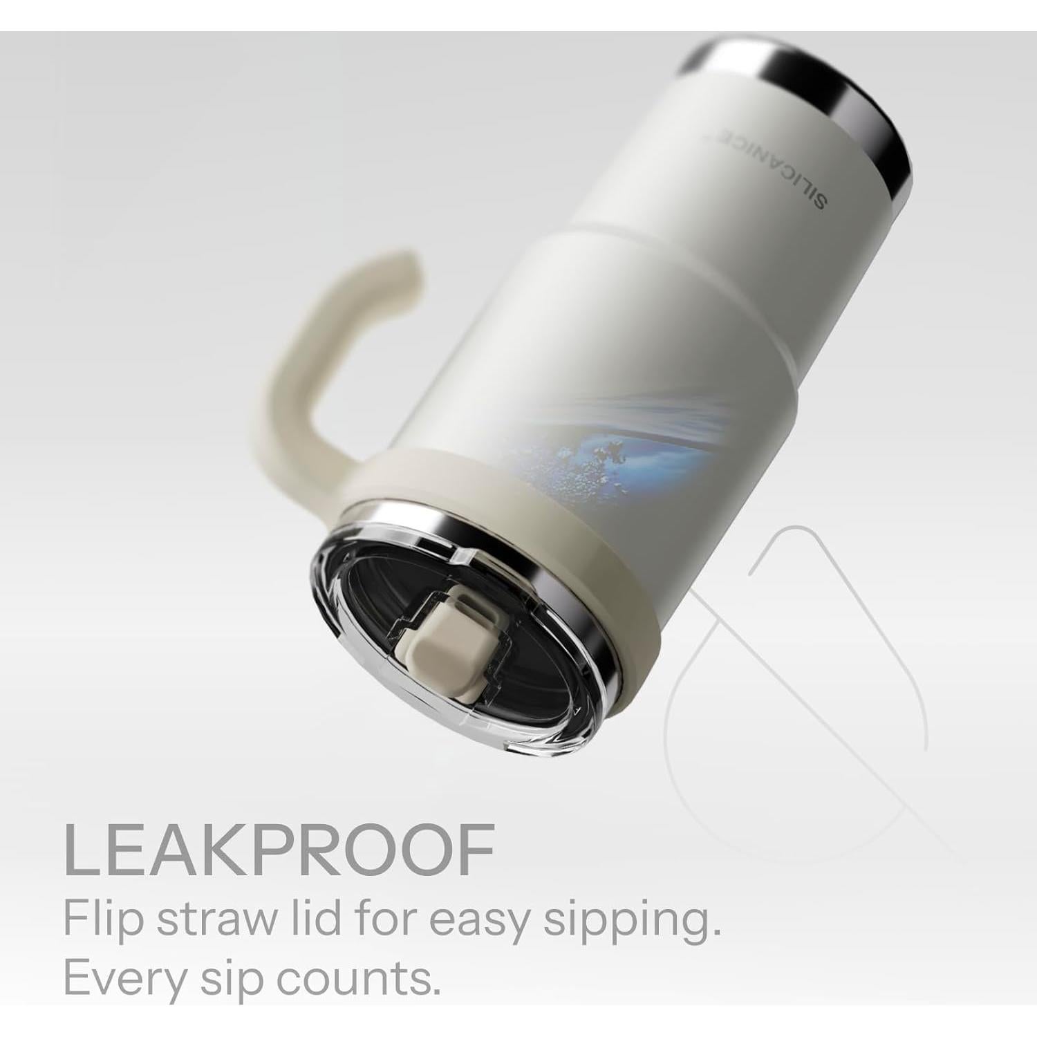 Botella de Agua SILICANICE 24 oz Acero Inoxidable Aislada