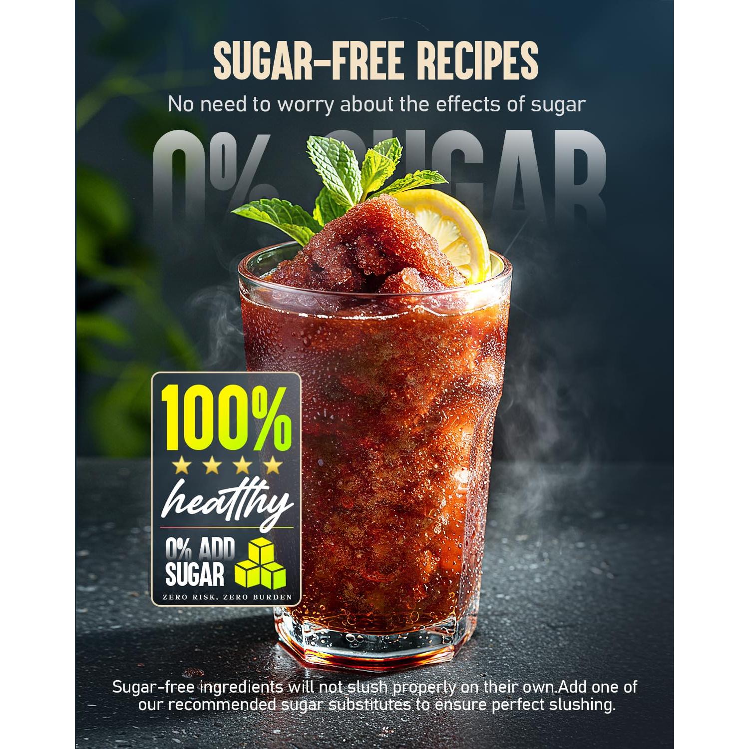 Máquina de Slushie INOVIVA 68 oz con Autolimpieza y 5 Modos